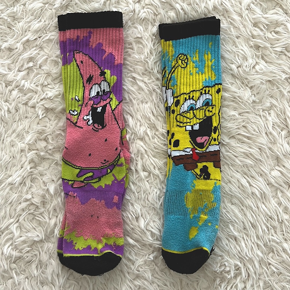 SpongeBob and Patrick Socks